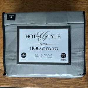 Hotel Style Gray 1100 Thread Count Limited Edition Queen Sheet Set NEW